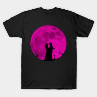 Carla Gugino, Kathryn Newton, Cole Sprouse, Lisa Frankenstein movie T-Shirt